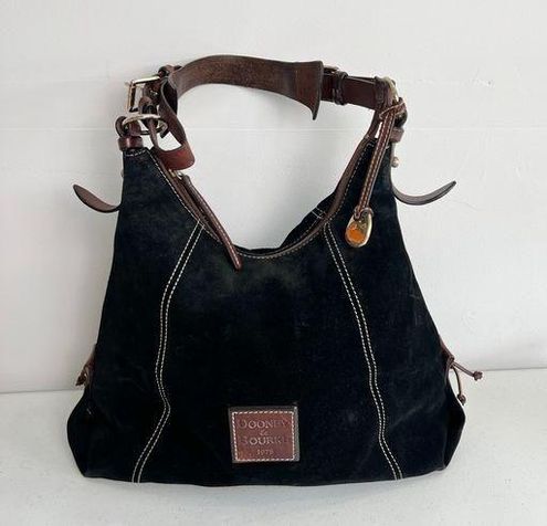 Black Y2K Suede Bag