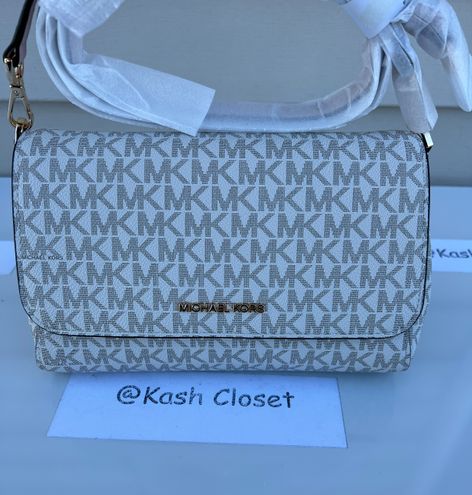 Michael Kors MK Jet Set Medium Logo Convertible Crossbody & Clutch Bag - DK  PowderBlush Pink - $139 New With Tags - From Kash