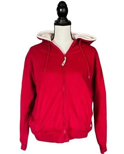 Bubbabearshop BubbaHoodie - Comfortable Sherpa Giant Pullover Red