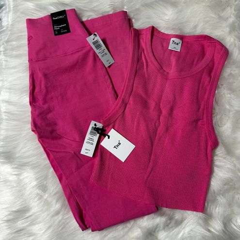 aritzia cosmo pink flare leggings｜TikTok Search