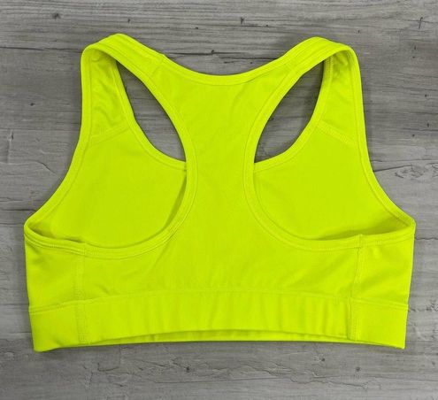 Nike Pro Dri-Fit Neon Center Swoosh Racerback Sports Bra Workout Running  Small - $18 - From Monadnock