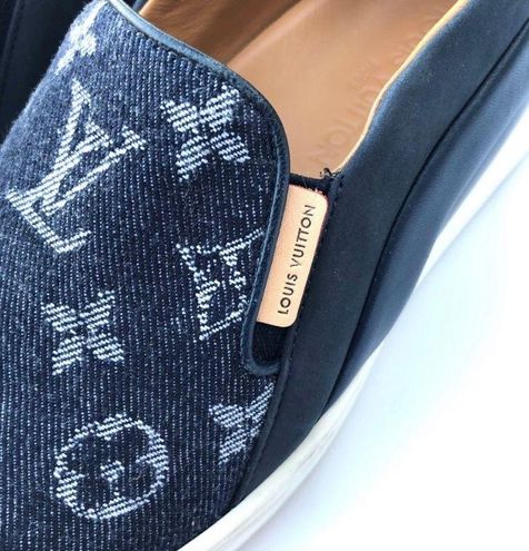 Louis Vuitton Authentic Slip Ons…Sz: 7.5….Blue Blue - $650 (31% Off Retail)  - From Letisha