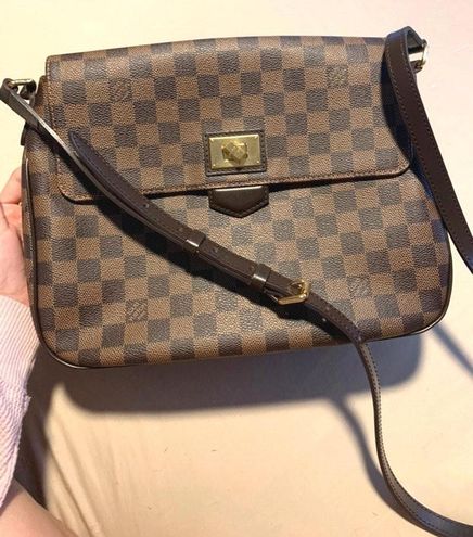 Louis Vuitton Damier Ebene Besace Rosebery Crossbody Flap Bag 8LV712