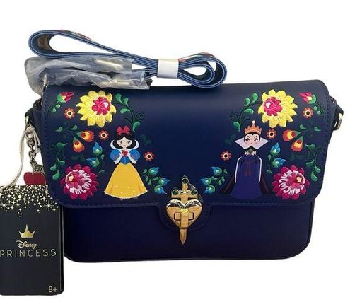 Loungefly Disney Snow White and The Seven Dwarves Folk Character Crossbody Bag