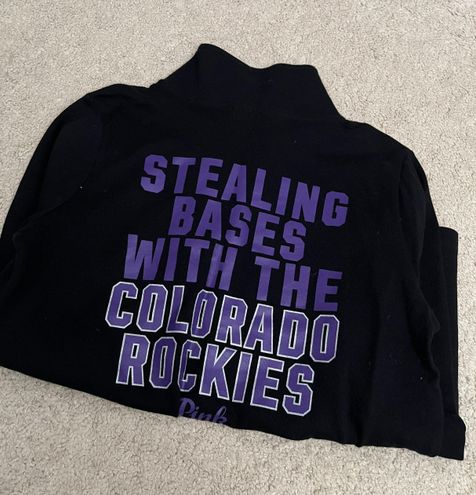 Victoria's Secret Colorado Rockies Half Zip Black Size XS - $7 (86% Off  Retail) - From A