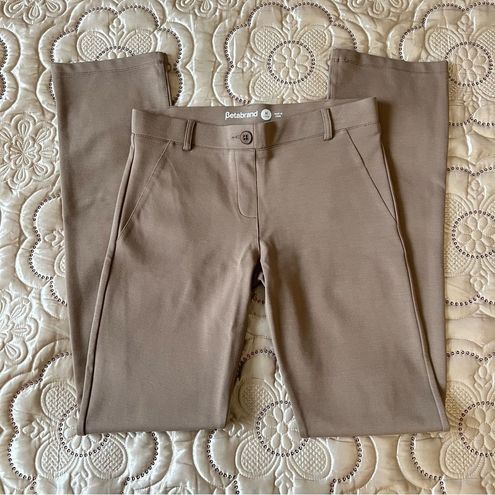 Betabrand Straight-Leg  Classic Dress Pant Yoga Pant Medium Short