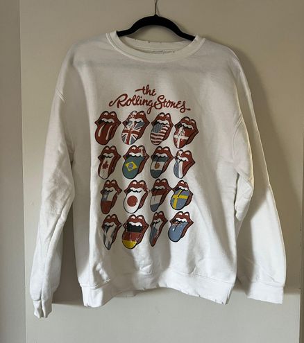 Rolling Stones Distressed Sweatshirt Size M - $21 (67% Off Retail) - From  Riley