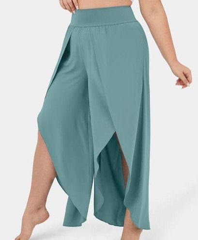Halara High Rise Palazzo Flowy Wide Leg Pants in Mineral Blue Size 3X NWT -  $40 - From Tinnie
