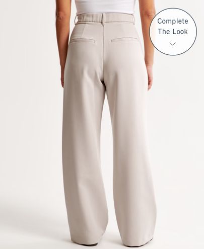 Abercrombie & Fitch Curve Love A&F Sloane Tailored Pant Light Taupe Tan  Size 26 - $65 (27% Off Retail) - From Faith