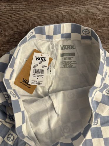 Vans Checkerboard Leggings Short Medium Peace Blue - $20 (31% Off Retail)  New With Tags - From Ashley