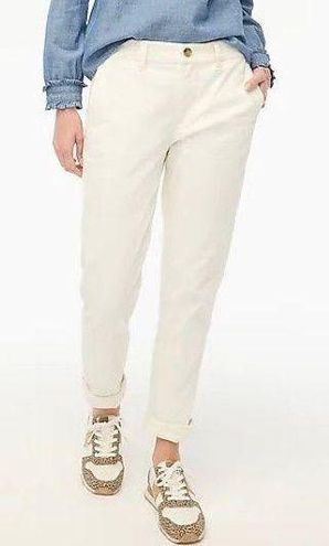 J.Crew New High Rise Girlfriend Chino Pants AD156 Marine Salt