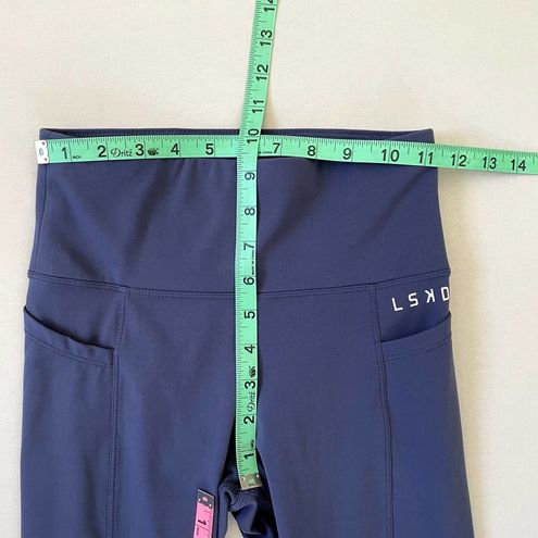 LSKD Leggings Womens 8 Blue High Rise Pockets Activewear Gym Workout  Running - $40 - From Kristen