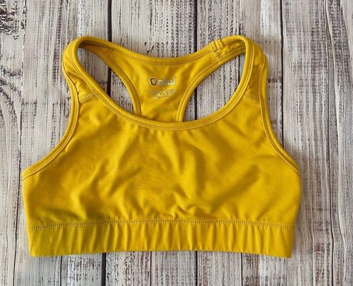 Oalka, Intimates & Sleepwear, Oalka Mustard Yellow Racerback Sports Bra