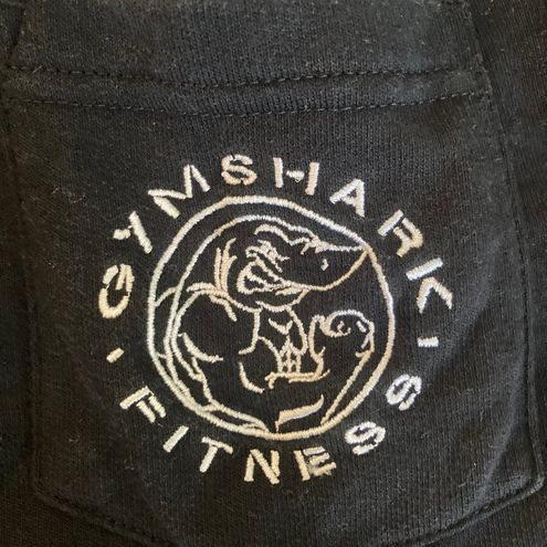 Gymshark Womens Embroidered Legacy Athletic Sweatshorts XS Black