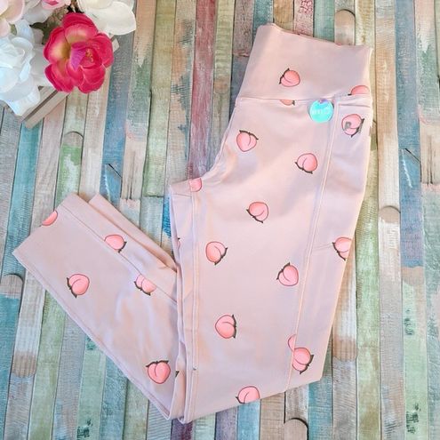 Victoria's Secret NWT Pink Peaches Leggings Orange Size M - $50