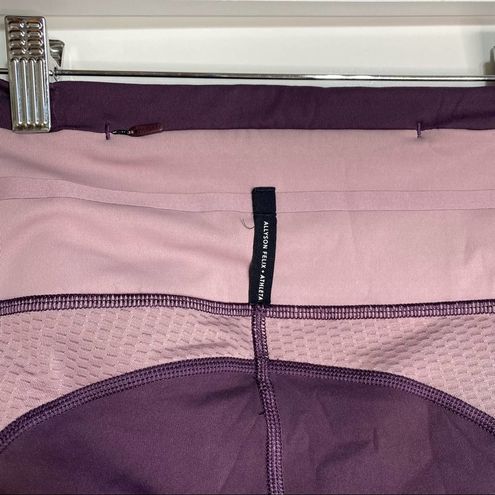 Athleta x Allyson Felix Legend Mesh 7/8 Leggings Wine, Pink XS - $33 - From  Rachel