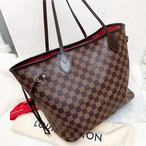 LOUIS VUITTON NEVERFULL MM Damier Ebene Tote bag No.1350