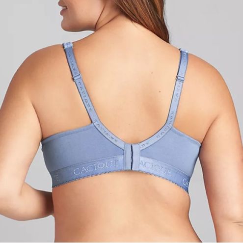 Cacique Cotton Lightly Lined T-Shirt Bra With Lace 36DD Size undefined -  $22 - From Sandi