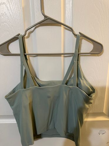 Lululemon Luluemon Athletica Strappy Nulu Shelf Tank Top Blue Size 10 - $34  (50% Off Retail) - From TIffany