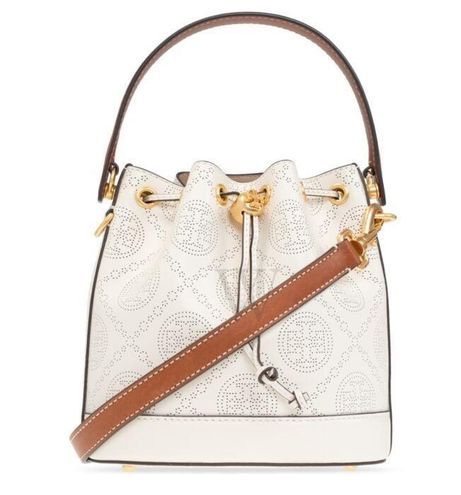 T Monogram Clear Bucket Bag, Handbags