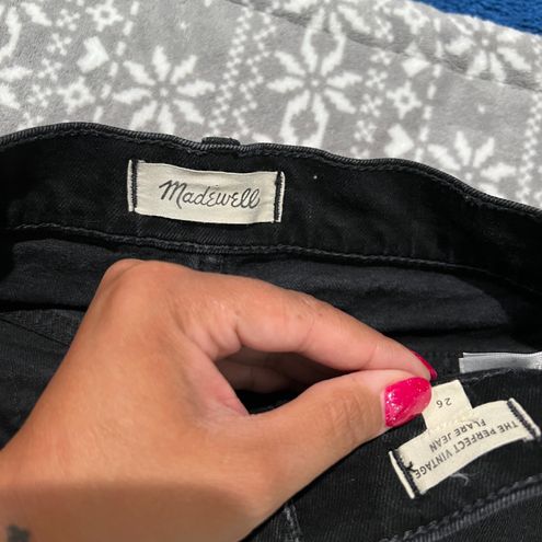 Madewell The Perfect Vintage Flare Jean in Sherborn Wash NF379 Size 26  Black - $60 - From Always