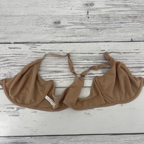 Le Mystere Unlined Front Closure Bra Tan - $11 - From Resell