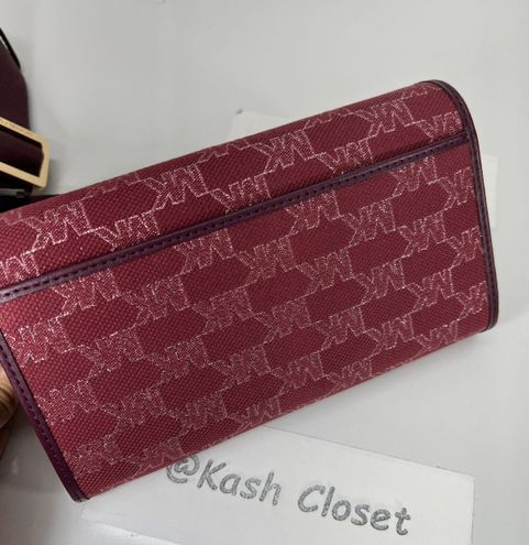 Michael Kors Jet Set Metallic Logo Large Wallet Crossbody - Mulberry Multi  Multiple - $149 (57% Off Retail) New With Tags - From Kash