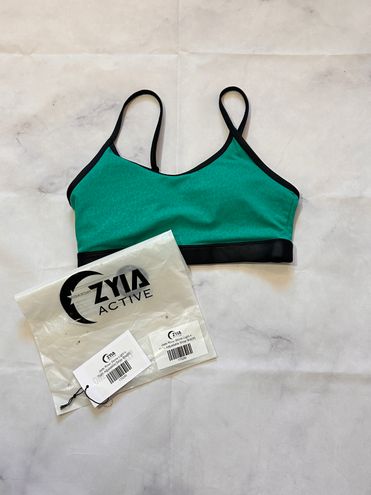 Zyia Jade River Stone Light n Tight Adustable Sport Bra Size XXXL ~ NWT~