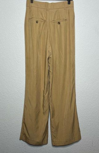 ZARA Women Trouser Pants Small Full Length High-Waisted Academia Taupe  Brown - $29 - From Gloria