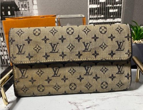 Louis Vuitton Authentic Denim Mini Lin Long Wallet - $317 - From Vonna