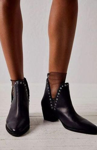 Charm Double V Ankle Boots