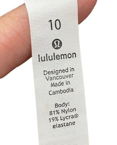 Lululemon Get Centered crop Leggings Saddle Brown Size 10 21 Inch