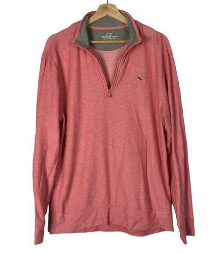 Boston Red Sox Vineyard Vines Saltwater Quarter-Zip Jacket - Red