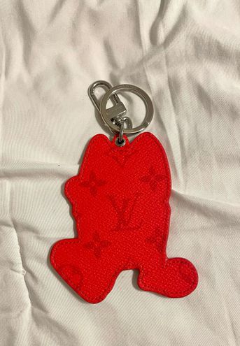 Louis Vuitton Red Bunny Charm and Key Holder - Yoogi's Closet