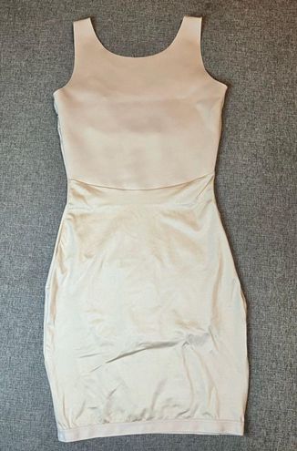 Maidenform Tan Shapewear Spanx Slip Dress Lingerie Size S🖤 - $17