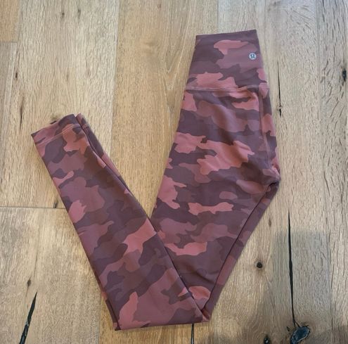 Lululemon Pink Camo Leggings Size XS - $55 (43% Off Retail) - From lianna