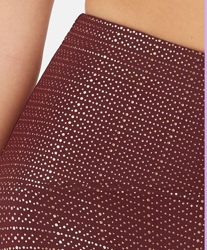 Spanx NWT Metallic Mist 7/8 Leggings Red - $67 (39% Off Retail