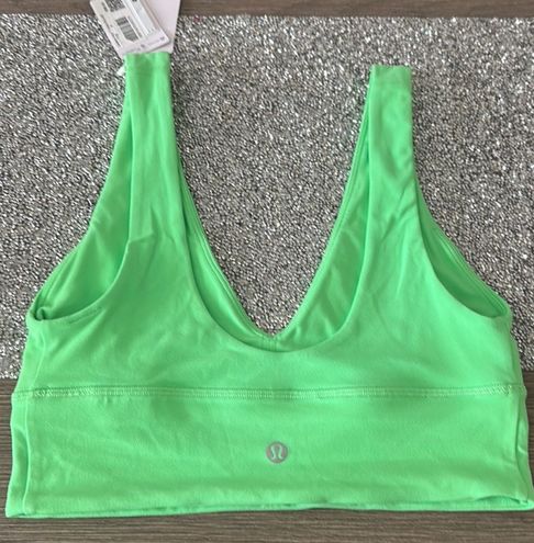 Lululemon Align V-Neck Bra Light Support, A/B Cup Pistachio Green