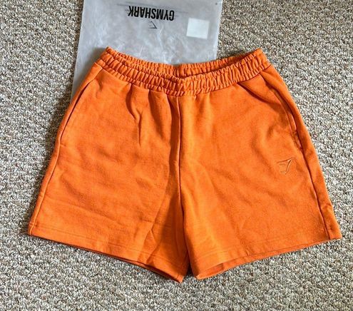 Gymshark rest day sweat shorts blaze orange marl - $38 New With Tags - From  Flipped