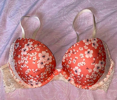 Victoria's Secret Dream Angels Push-up/pigeonnant Bra Pink Size 34