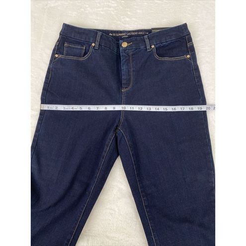 Chico's Women's Size 1.5 So Slimming Girlfriend Ankle Jeans $99 Dark Wash  Denim - $67 New With Tags - From Misty