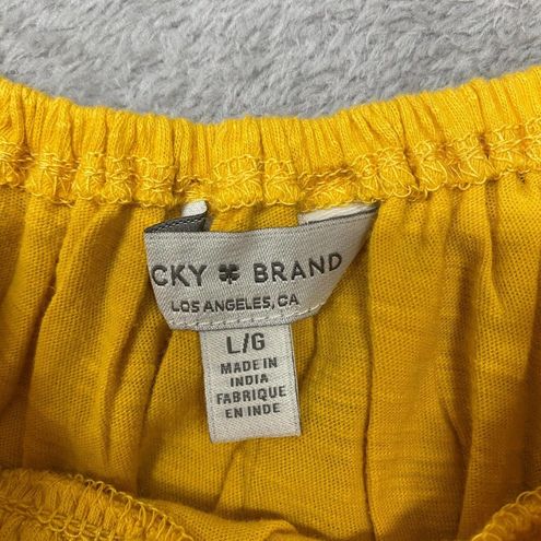 Vintage #Lucky #Brand #Shirt Womens Large Yellow - Depop