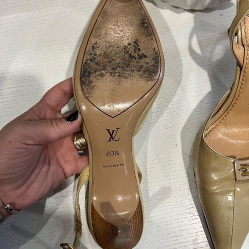 Louis Vuitton Vintage LV kitten heels 10.5 Size undefined - $222