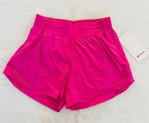 Lululemon Lulemon Hotty Hot High-Rise 4” Sonic Pink Size 6 - $90 (10% Off  Retail) New With Tags - From Anas