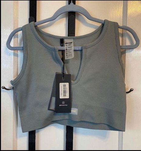 Bo+Tee Grey One Shoulder Sports Bra Gray Size M - $15 (40% Off Retail) -  From Jazz