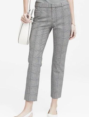 Banana Republic SLOAN SKINNY-FIT PLAID PANT Bi-Stretch Crop Womens Size 2  Work - $20 - From weilu