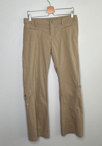 Athleta Dipper tan khaki Low Rise Cargo Utility hiking outdoors