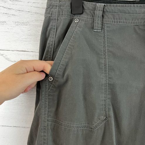 Kuhl Gray Cropped Cargo Capri Pants Size 12 - $29 - From Tabitha