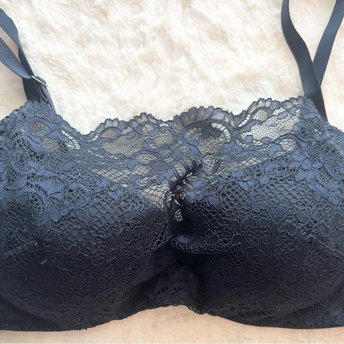 SOMA Navy Blue Lace Cami Underwire Bra Size 36C - $28 - From