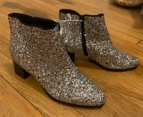 old navy glitter booties